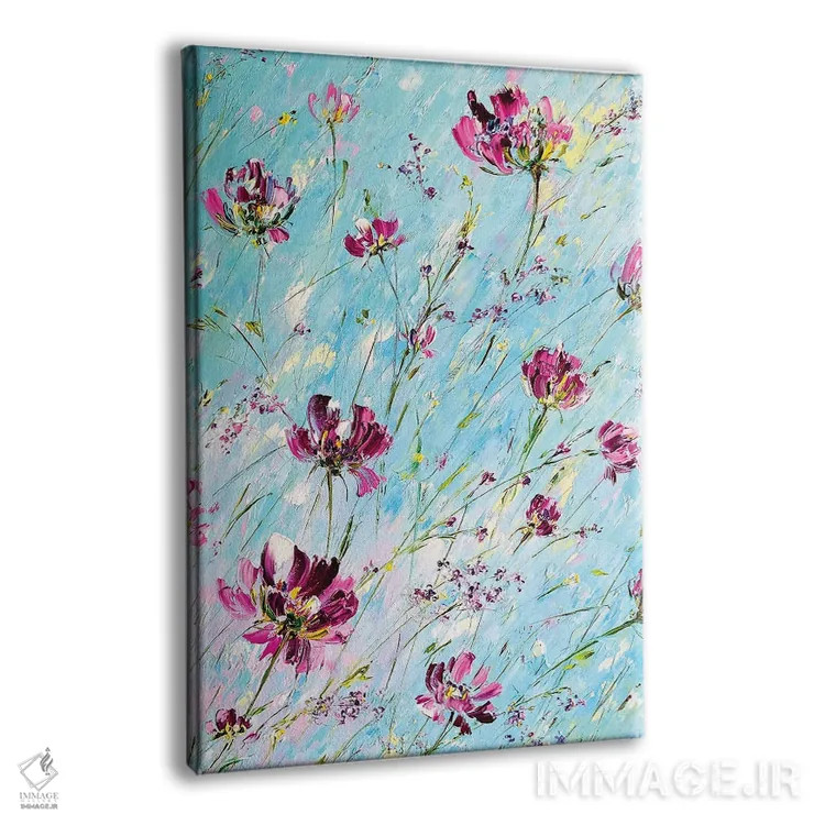 تابلو دکوراتیو گل های شگفت انگیز ۴ اثر مارینا اسکرمووا - نمای پرسپکتیو محصول