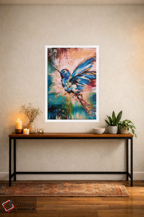 تابلو دکوراتیو مرغ مگس خوار اثر مارینا اسکرمووا - D3W