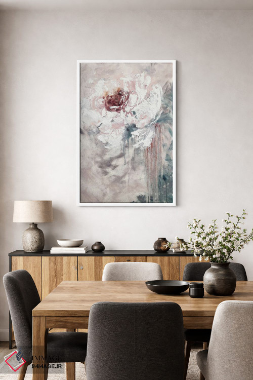 تابلو انتزاعی هنر شگفت انگیز گل ها اثر مارینا اسکرمووا - D3W