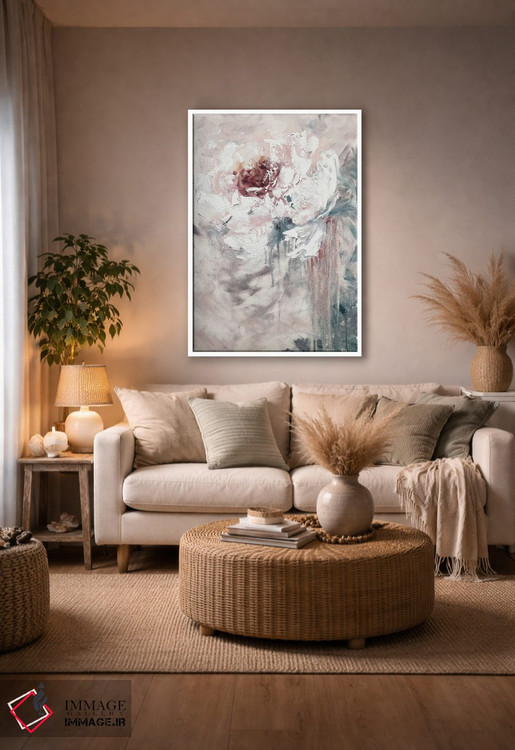 تابلو انتزاعی هنر شگفت انگیز گل ها اثر مارینا اسکرمووا - D4W
