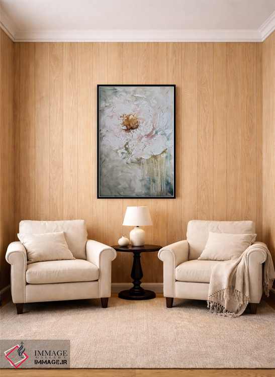 تابلو انتزاعی گل ها ۸ اثر مارینا اسکرمووا - D5B