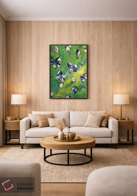 تابلو دکوراتیو پروانه خیال انگیز اثر مارینا اسکرمووا - D1B