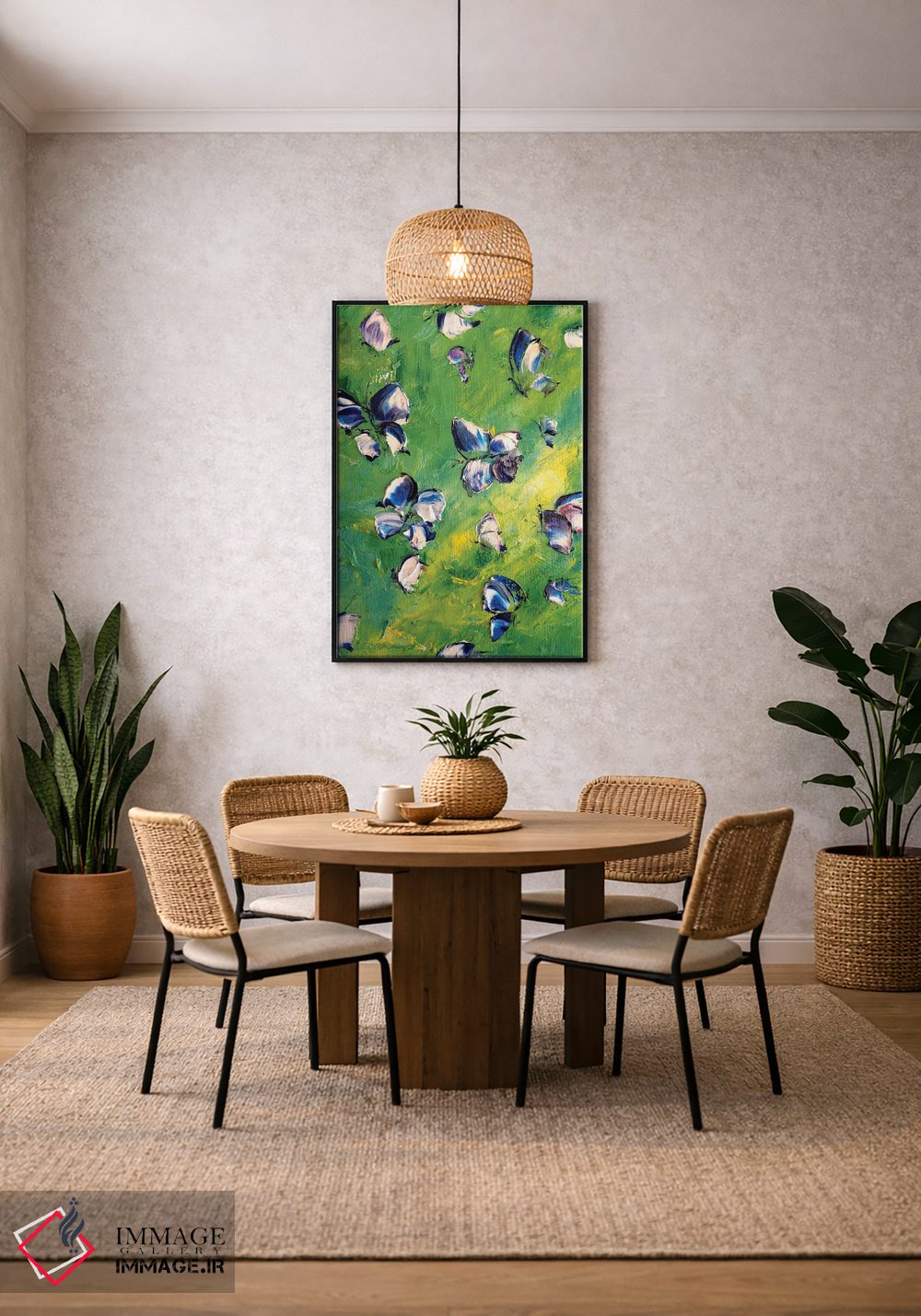 تابلو دکوراتیو پروانه خیال انگیز اثر مارینا اسکرمووا - D3B