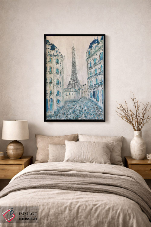 تابلو دکوراتیو پاریس قدیم اثر مارینا اسکرمووا - D2B