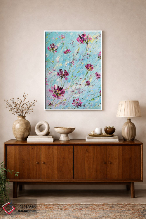 تابلو دکوراتیو گل های شگفت انگیز ۴ اثر مارینا اسکرمووا - D1W