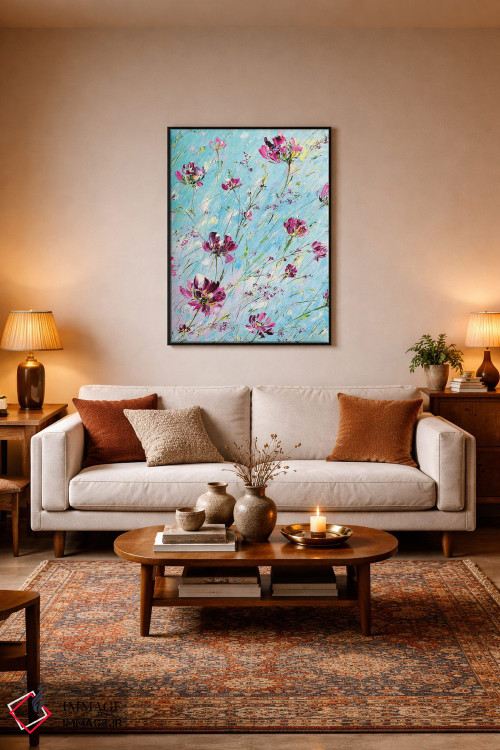 تابلو دکوراتیو گل های شگفت انگیز ۴ اثر مارینا اسکرمووا - D4B