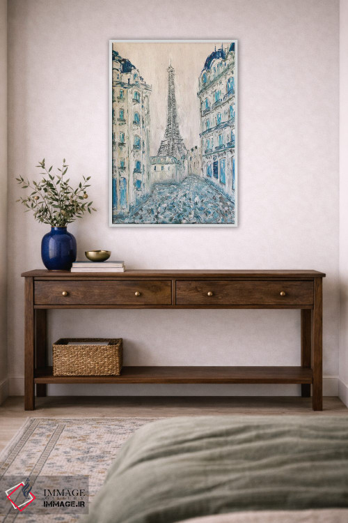 تابلو دکوراتیو پاریس قدیم اثر مارینا اسکرمووا - D3W