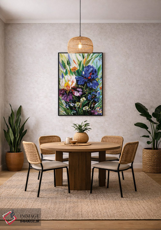 تابلو دکوراتیو خیال انگیز زنبق ها ۴ اثر مارینا اسکرمووا - D4B