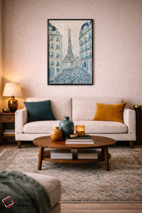تابلو دکوراتیو پاریس قدیم اثر مارینا اسکرمووا - D5B