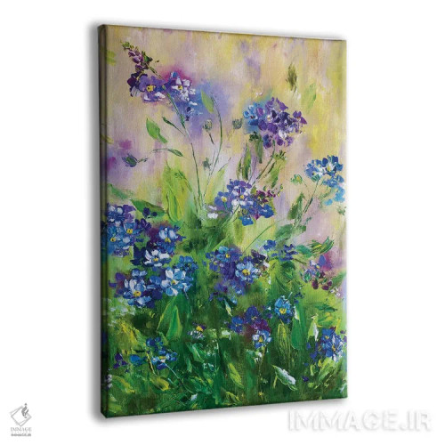تابلو دکوراتیو گل دهی کتان اثر مارینا اسکرمووا - نمای پرسپکتیو محصول