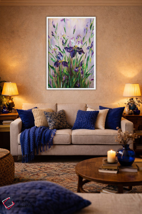 تابلو دکوراتیو زنبق صبحگاهی اثر مارینا اسکرمووا - D3W