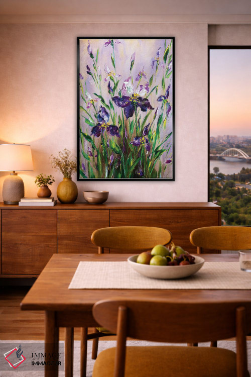 تابلو دکوراتیو زنبق صبحگاهی اثر مارینا اسکرمووا - D6B