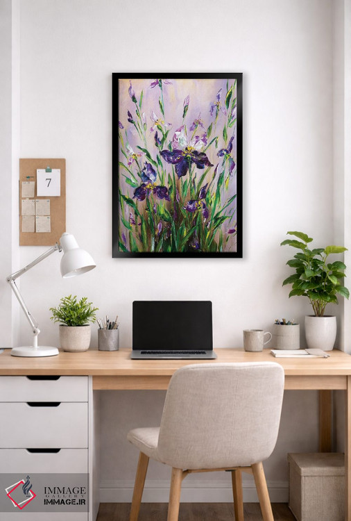 تابلو دکوراتیو زنبق صبحگاهی اثر مارینا اسکرمووا - D5B