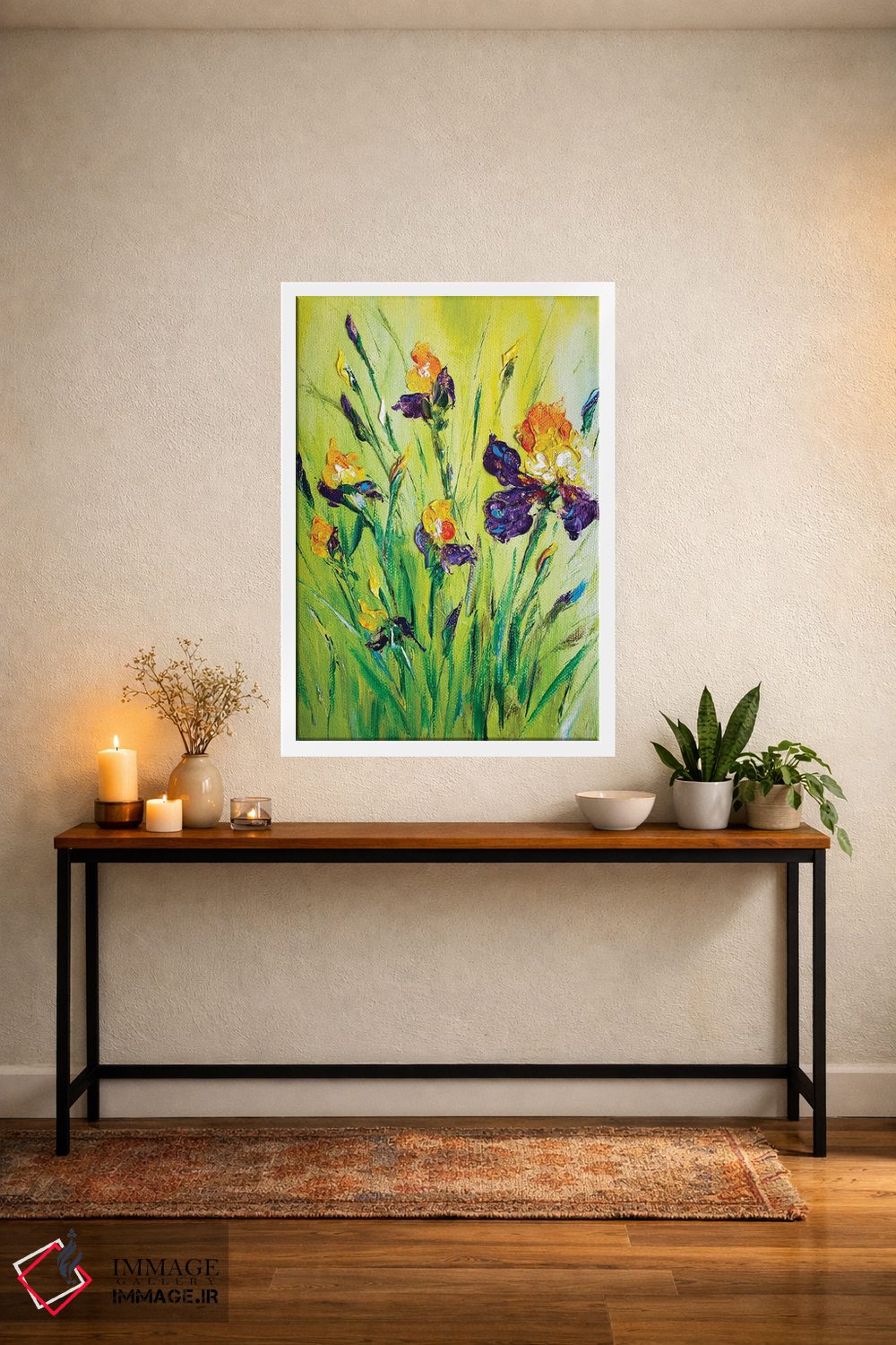 تابلو دکوراتیو زنبق های چمنزار ۹ اثر مارینا اسکرمووا - D4W