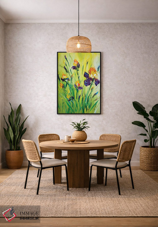 تابلو دکوراتیو زنبق های چمنزار ۹ اثر مارینا اسکرمووا - D5B