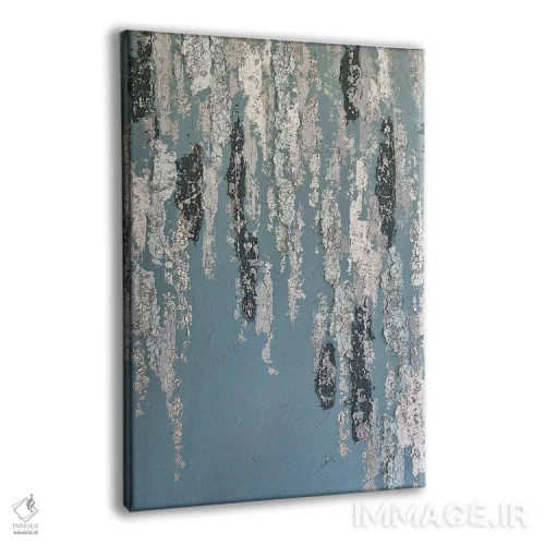 تابلو دکوراتیو جنگل آبی اثر مارینا اسکرمووا - نمای پرسپکتیو محصول