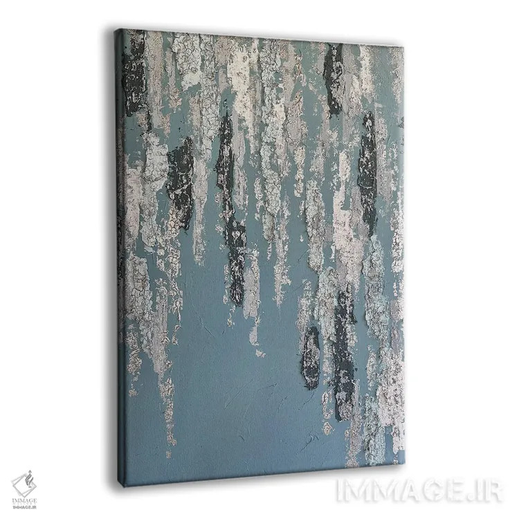 تابلو دکوراتیو جنگل آبی اثر مارینا اسکرمووا - نمای پرسپکتیو محصول
