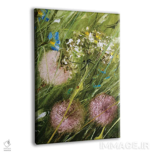 تابلو دکوراتیو قاصدک ها ۳ اثر مارینا اسکرمووا - نمای پرسپکتیو محصول