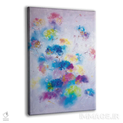 تابلو انتزاعی رقصندگان هوا اثر مارینا اسکرمووا - نمای پرسپکتیو محصول