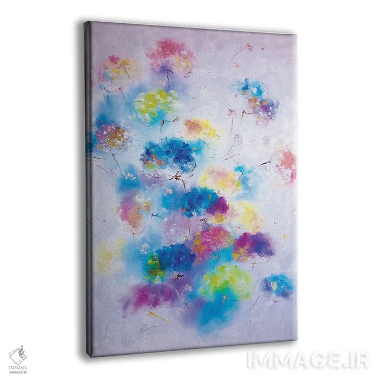 تابلو انتزاعی رقصندگان هوا اثر مارینا اسکرمووا - نمای پرسپکتیو محصول