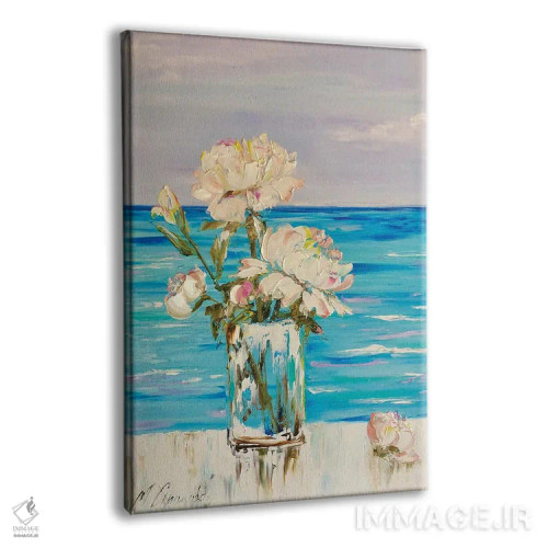 تابلو دکوراتیو صبح گلی اثر مارینا اسکرمووا - نمای پرسپکتیو محصول