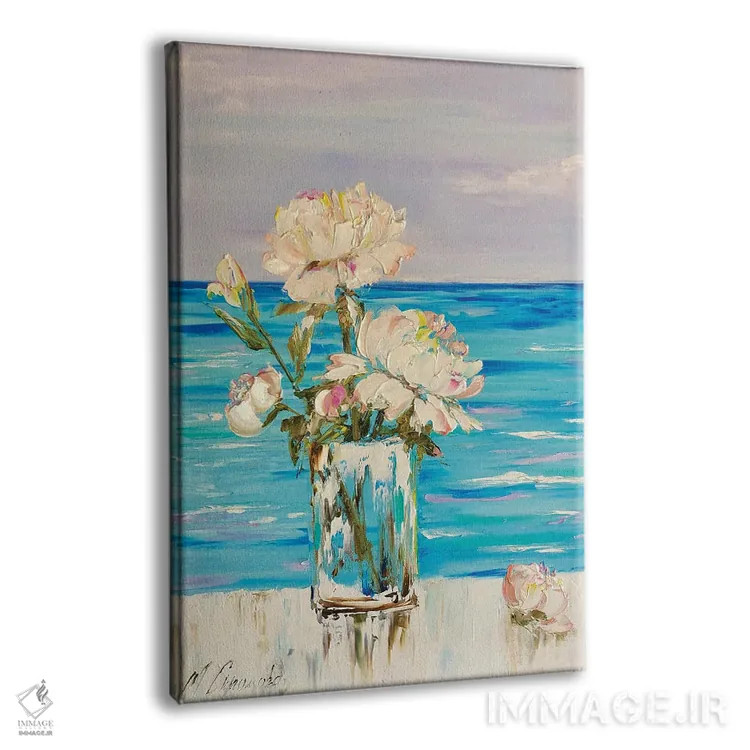 تابلو دکوراتیو صبح گلی اثر مارینا اسکرمووا - نمای پرسپکتیو محصول