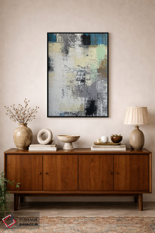 تابلو انتزاعی کوبیسم اصیل اثر مارینا اسکرمووا - D1B