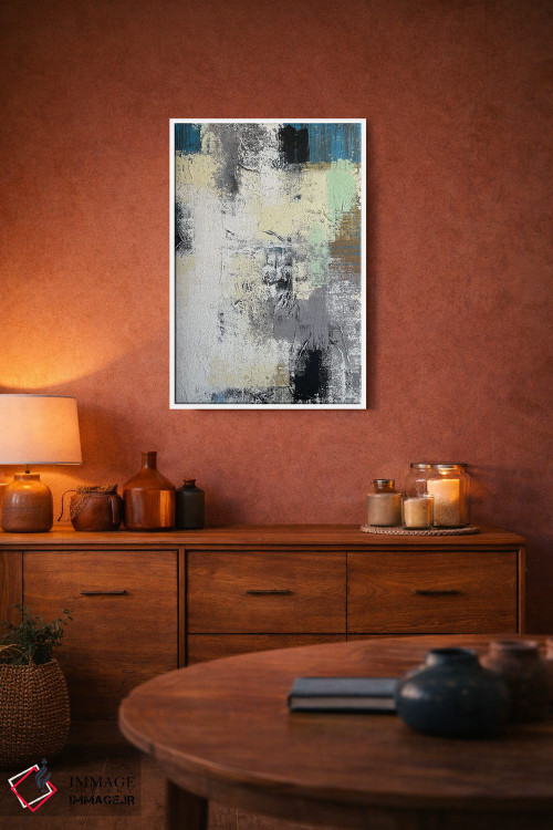 تابلو انتزاعی کوبیسم اصیل اثر مارینا اسکرمووا - D3W