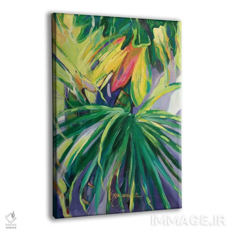 تابلو انتزاعی باغ انتزاعی ۲ اثر سوزان ویلکینز - نمای پرسپکتیو محصول