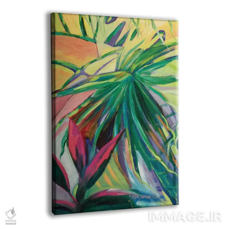 تابلو انتزاعی باغ انتزاعی ۱ اثر سوزان ویلکینز - نمای پرسپکتیو محصول