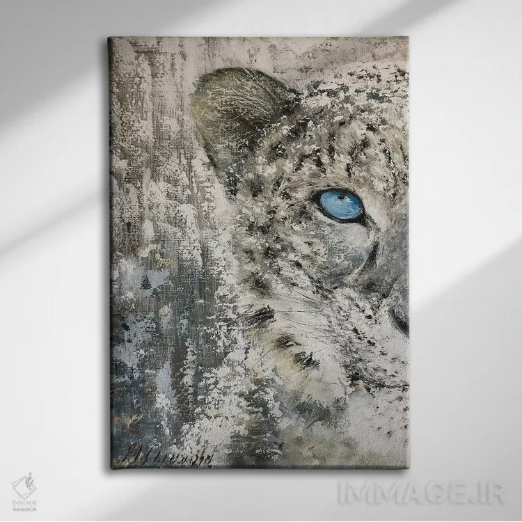 تابلو دکوراتیو پادشاه برف اثر مارینا اسکرمووا - نمای روبهرو روی دیوار