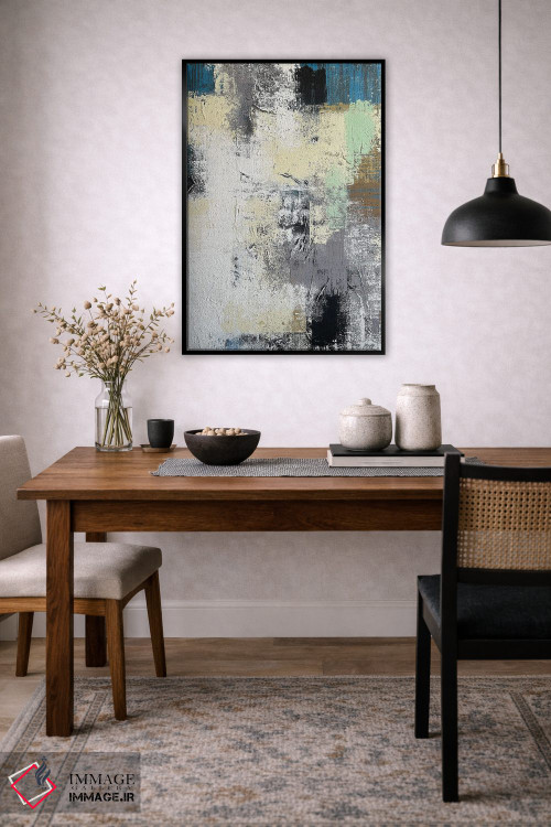 تابلو انتزاعی کوبیسم اصیل اثر مارینا اسکرمووا - D5B