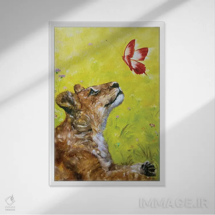 تابلو دکوراتیو جذابیت کوچک اثر مارینا اسکرمووا - نمای قابدار سفید