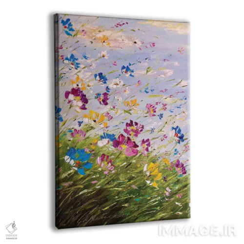 تابلو دکوراتیو گلدار اثر مارینا اسکرمووا - نمای پرسپکتیو محصول