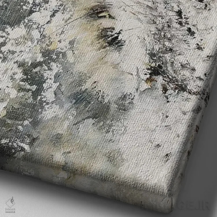 تابلو دکوراتیو پادشاه برف اثر مارینا اسکرمووا - نمای نزدیک بافت بوم