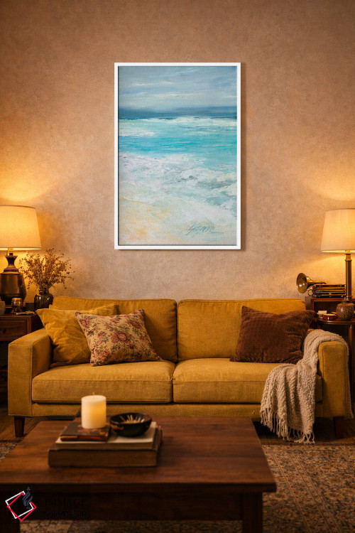 تابلو مدرن طوفان در دریا ۲ اثر سوزان ویلکینز - D2W