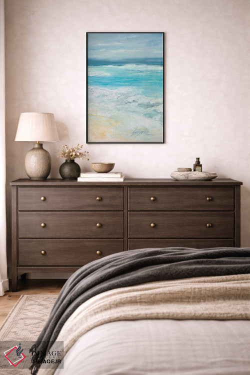 تابلو مدرن طوفان در دریا ۲ اثر سوزان ویلکینز - D4B