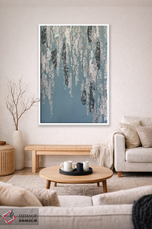 تابلو دکوراتیو جنگل آبی اثر مارینا اسکرمووا - D1W