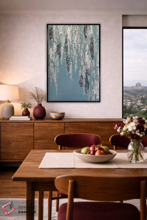 تابلو دکوراتیو جنگل آبی اثر مارینا اسکرمووا - D4B