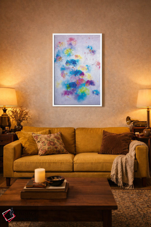 تابلو انتزاعی رقصندگان هوا اثر مارینا اسکرمووا - D1W