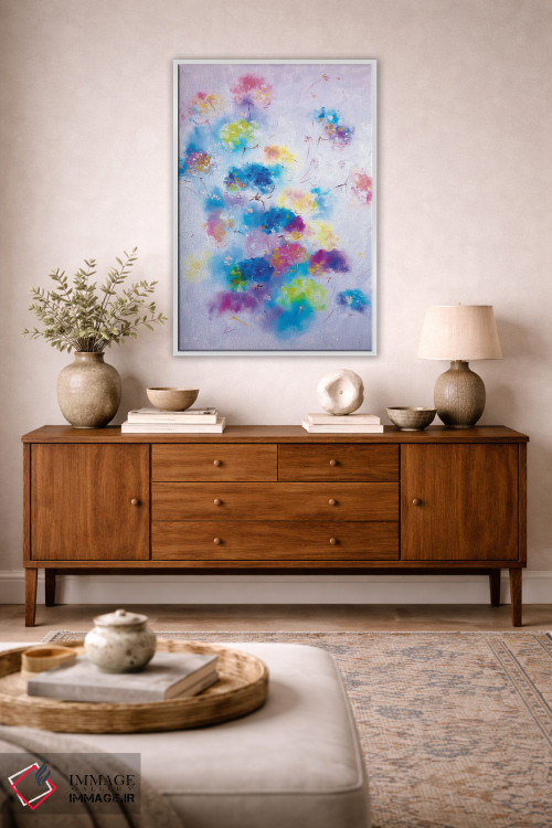 تابلو انتزاعی رقصندگان هوا اثر مارینا اسکرمووا - D2W