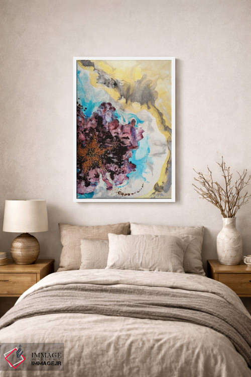 تابلو انتزاعی خیال پردازی گل ها اثر مارینا اسکرمووا - D1W