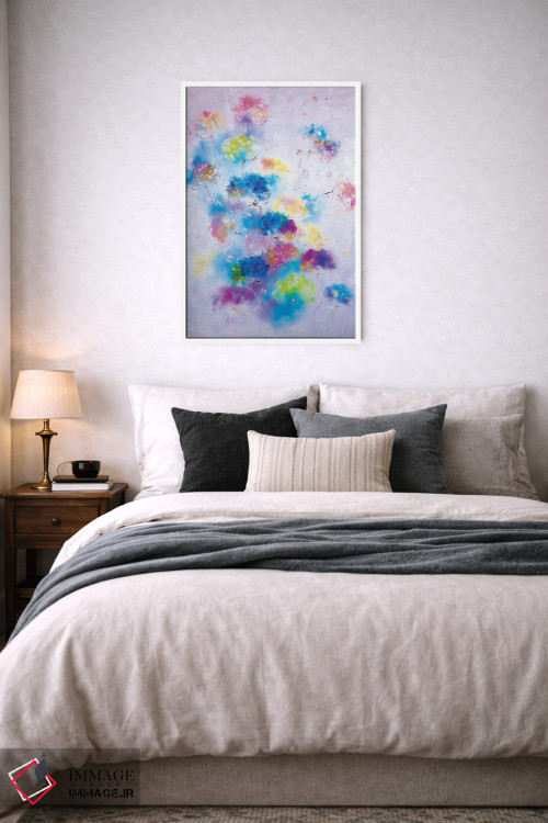 تابلو انتزاعی رقصندگان هوا اثر مارینا اسکرمووا - D5W