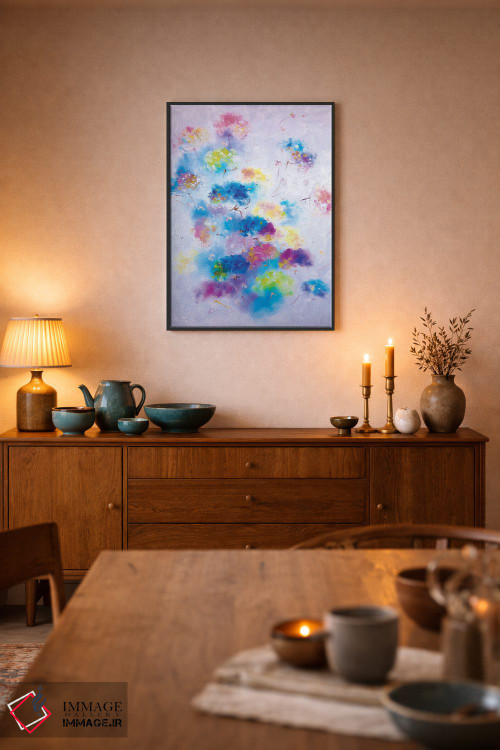 تابلو انتزاعی رقصندگان هوا اثر مارینا اسکرمووا - D6B