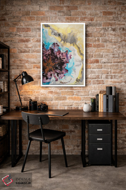 تابلو انتزاعی خیال پردازی گل ها اثر مارینا اسکرمووا - D2W