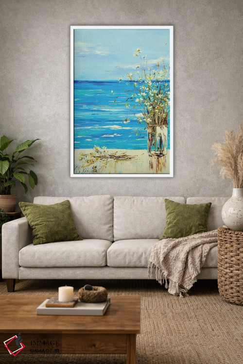 تابلو دکوراتیو نمای دریا اثر مارینا اسکرمووا - D1W