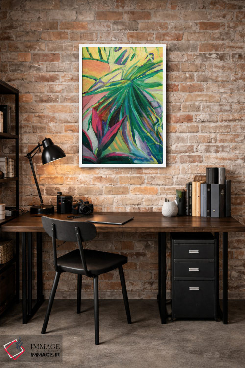 تابلو انتزاعی باغ انتزاعی ۱ اثر سوزان ویلکینز - D1W