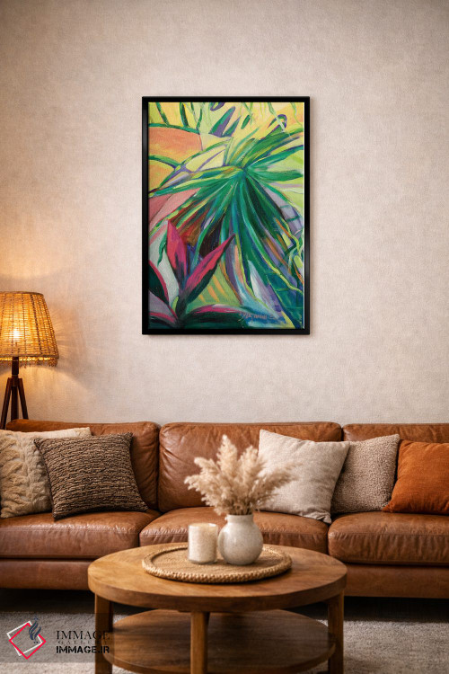 تابلو انتزاعی باغ انتزاعی ۱ اثر سوزان ویلکینز - D3B