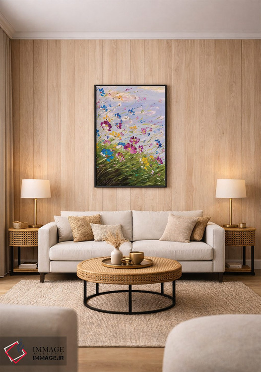 تابلو دکوراتیو گلدار اثر مارینا اسکرمووا - D2B