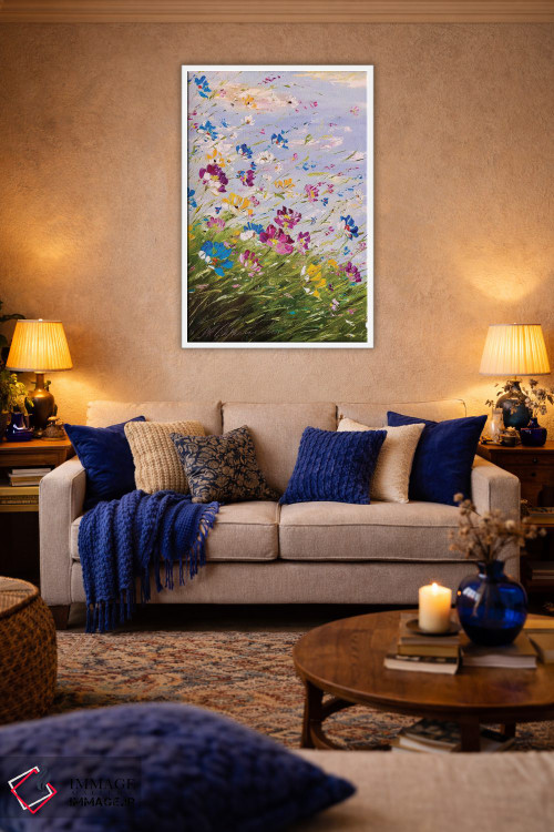 تابلو دکوراتیو گلدار اثر مارینا اسکرمووا - D3W